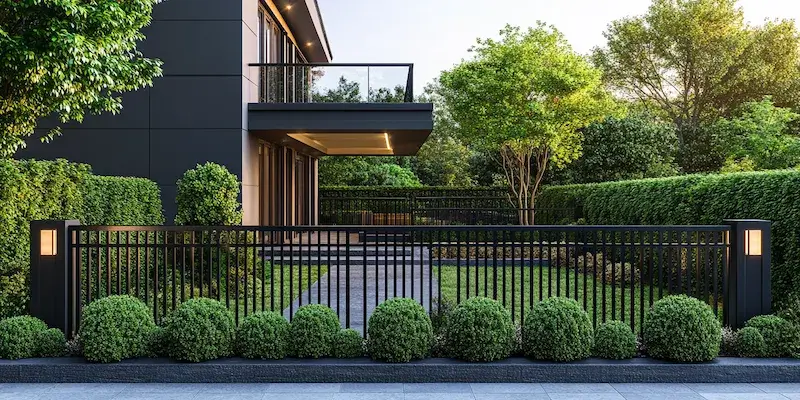 Alu Sichtschutzzaun aus Polen