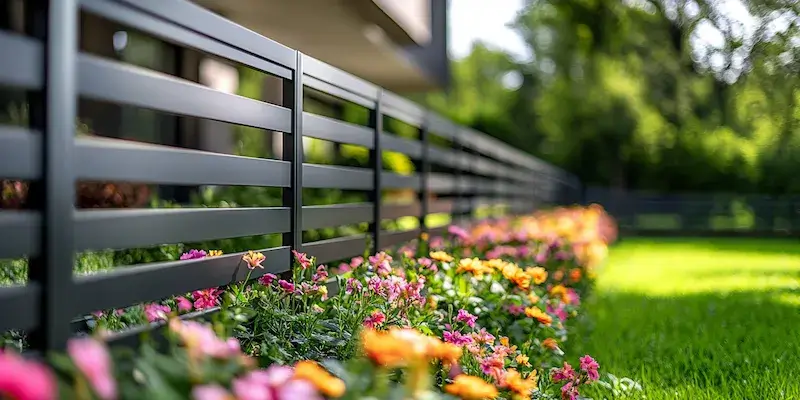 Polnische Metallzaune