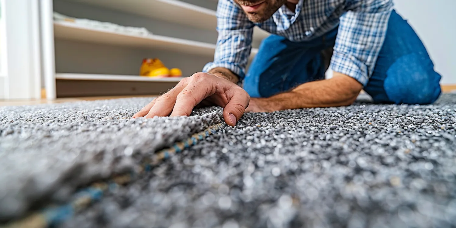 Wszechobecne plamy na wykładzinie biurowej